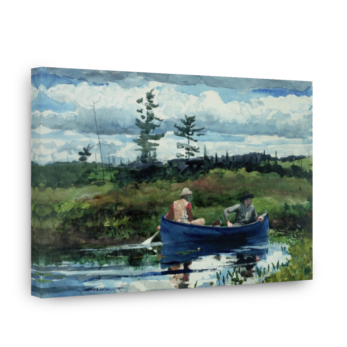 The Blue Boat by Winslow Homer