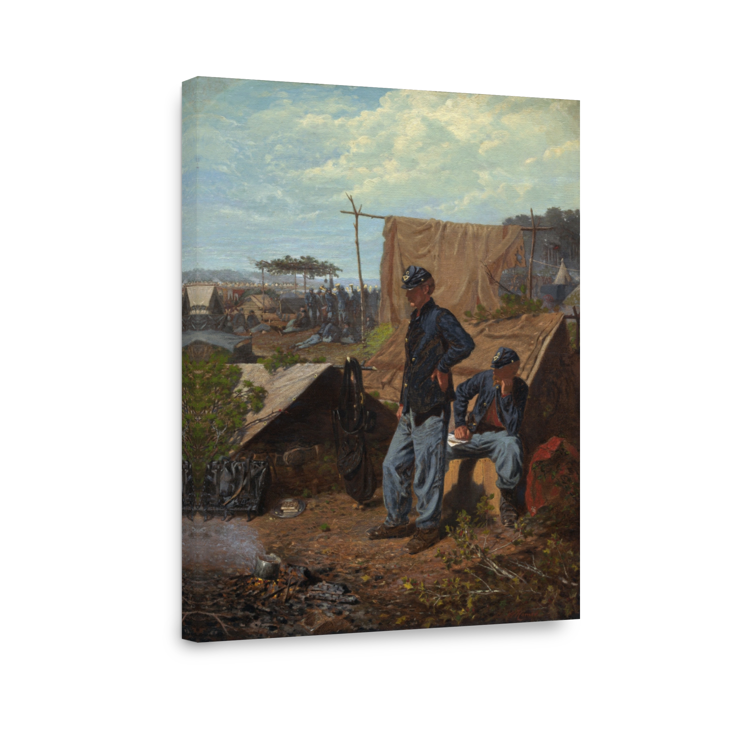Soldiers in Camp: Home Sweet Home