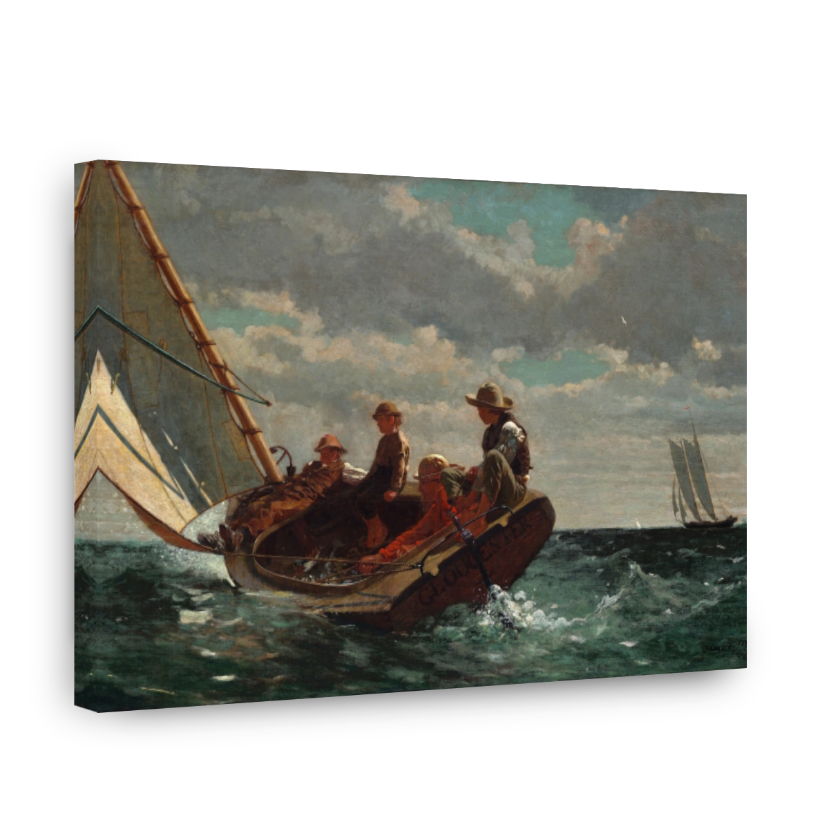 Breezing Up (A Fair Wind) by Winslow Homer