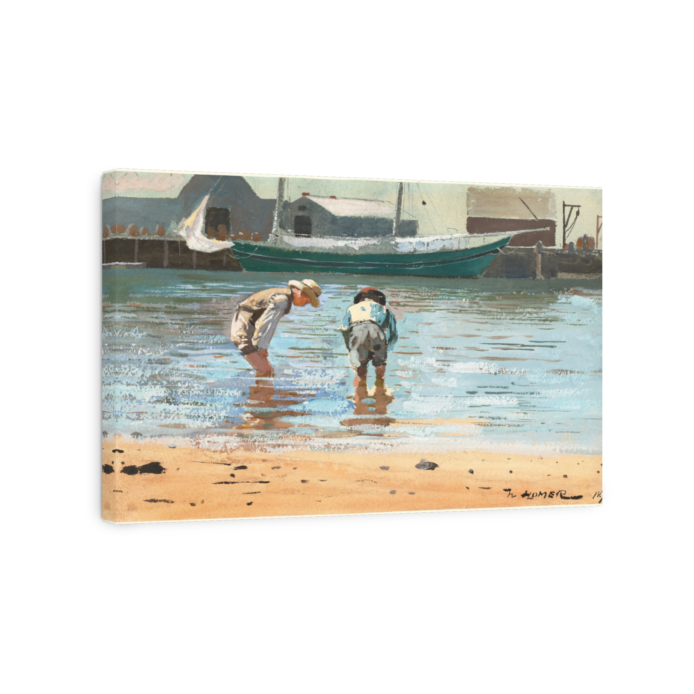Boys Wading by Winslow Homer