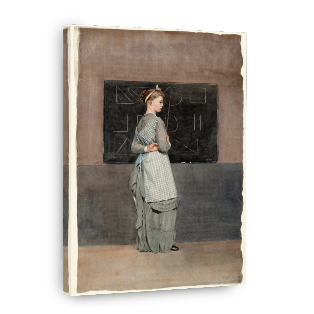Winslow Homer Blackboard (1877) Watercolour