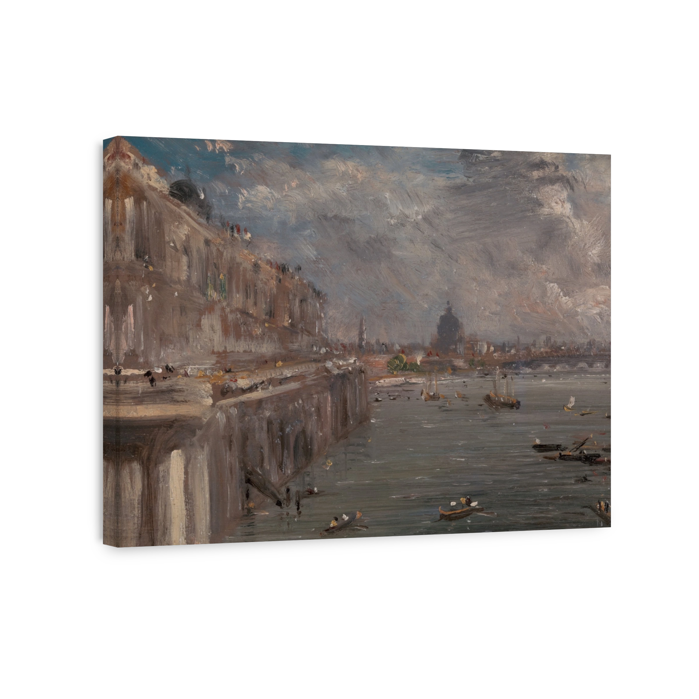 John Constable's Somerset House Terrace from Waterloo Bridge