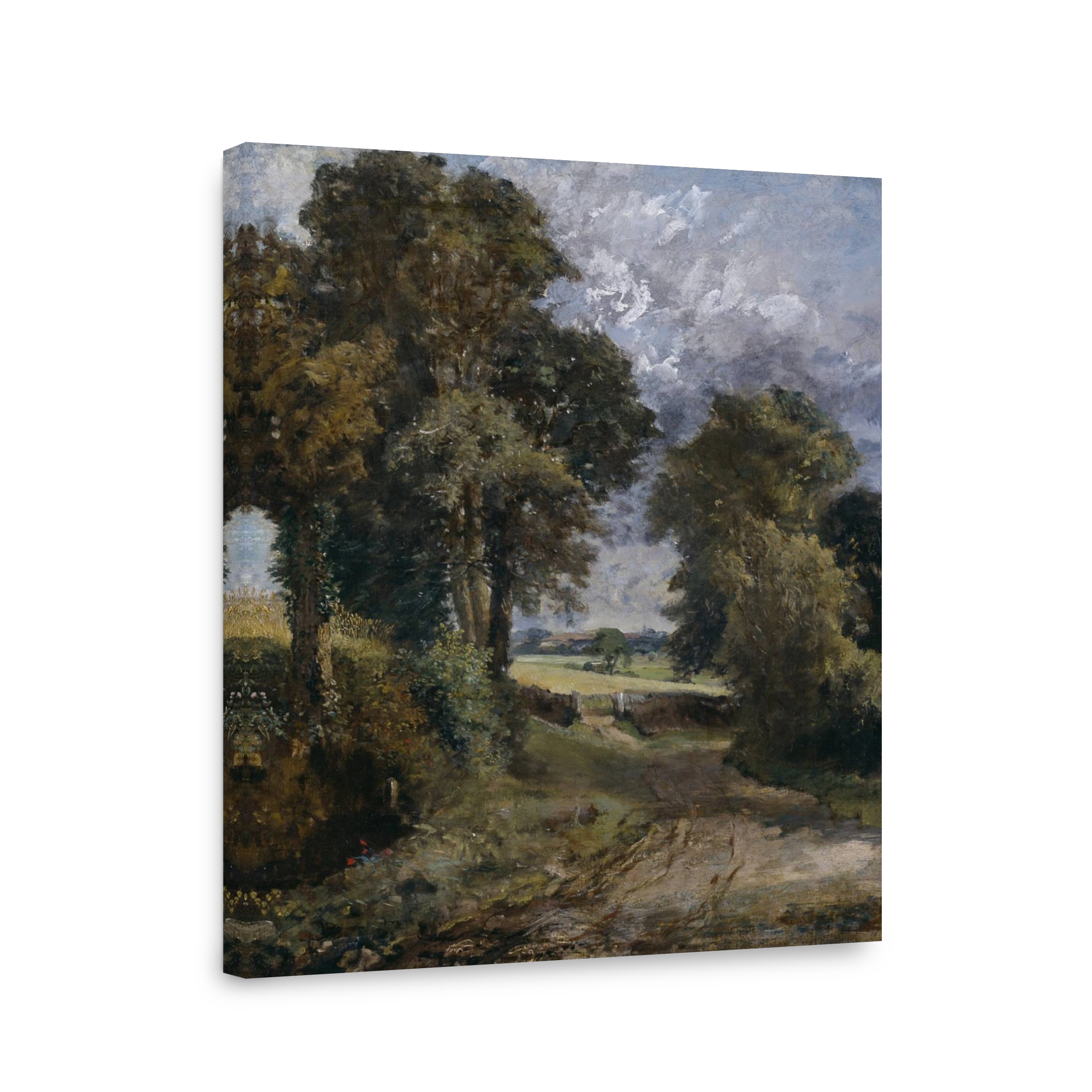 Dramatic Countryside Landscape Painting