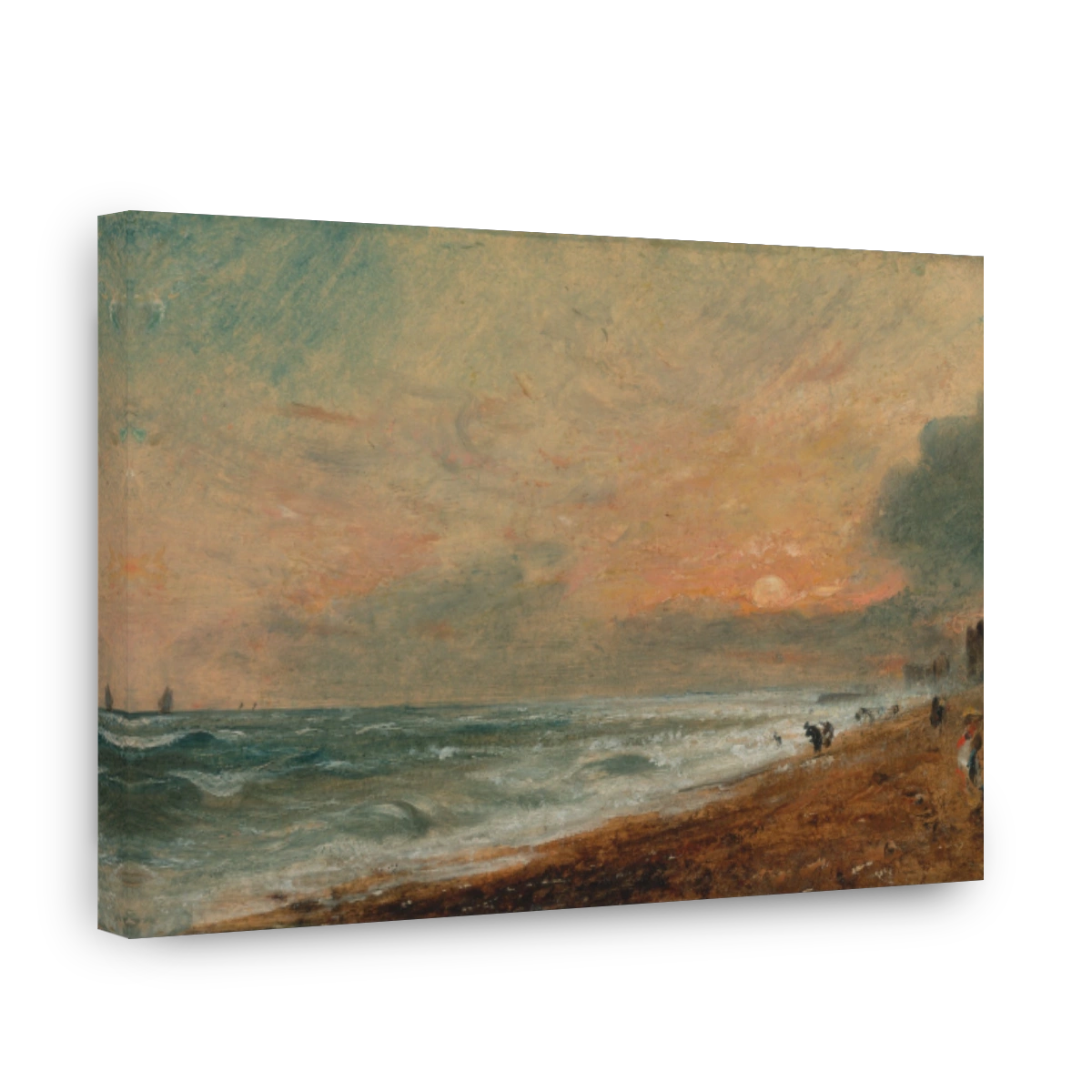 Seascape with Figures on Hove Beach