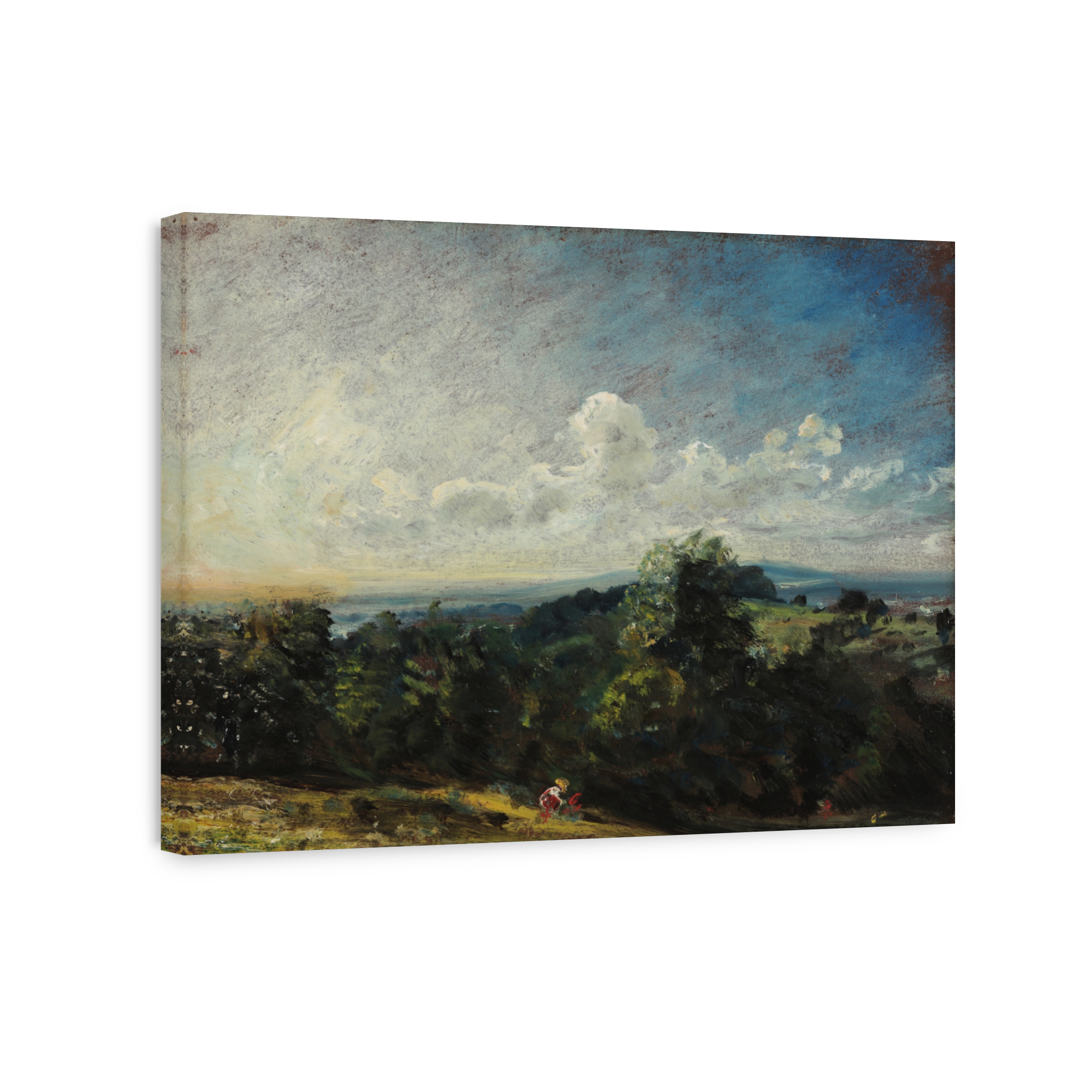 John Constable 35 Hampstead Heath Looking Towards Harrow I