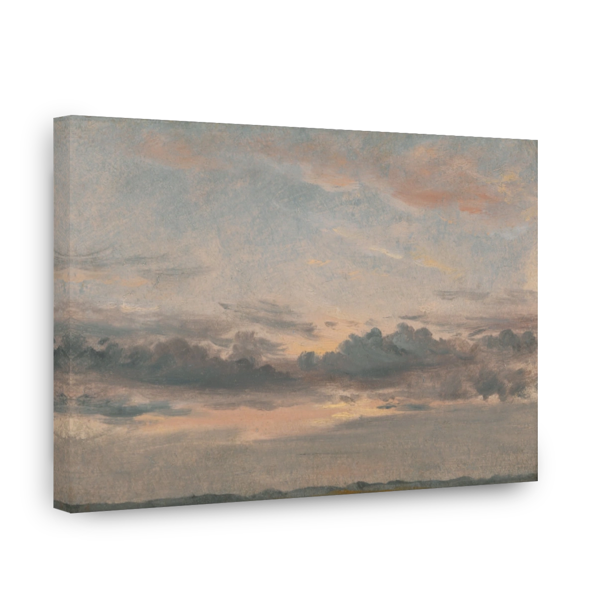 Cloud Study Sunset Oil Painting