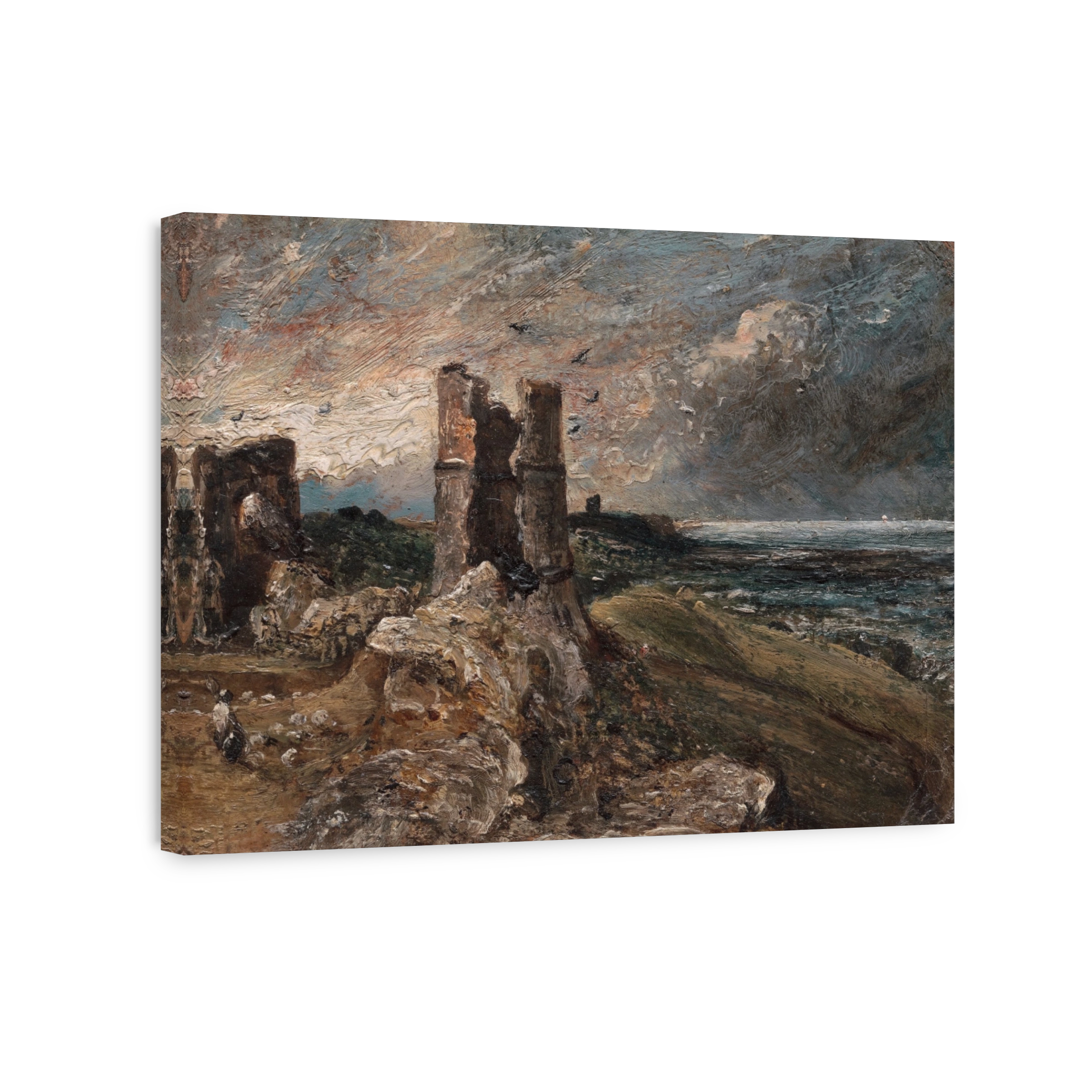 Hadleigh Castle Ruin Oil Painting