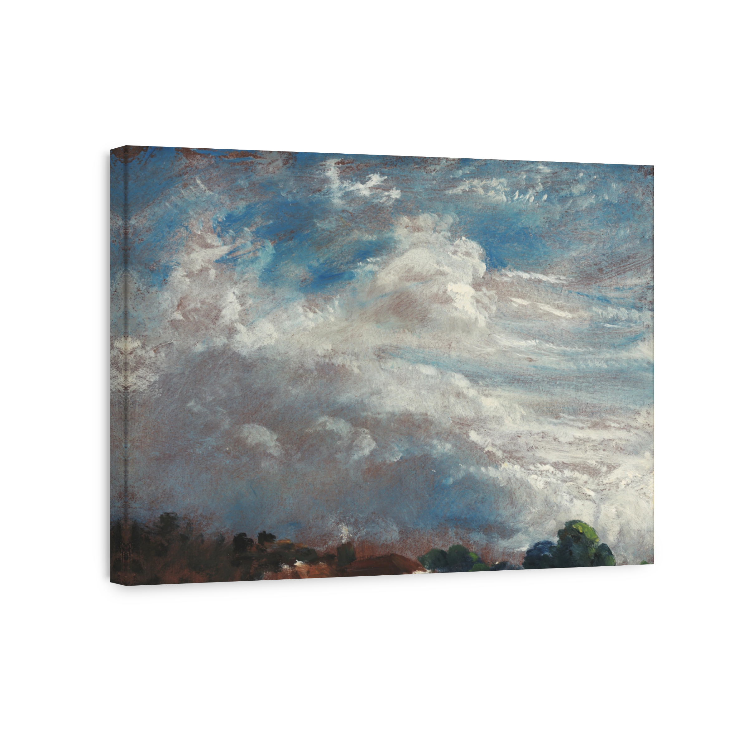John Constable Cloud Study with Horizon of Trees