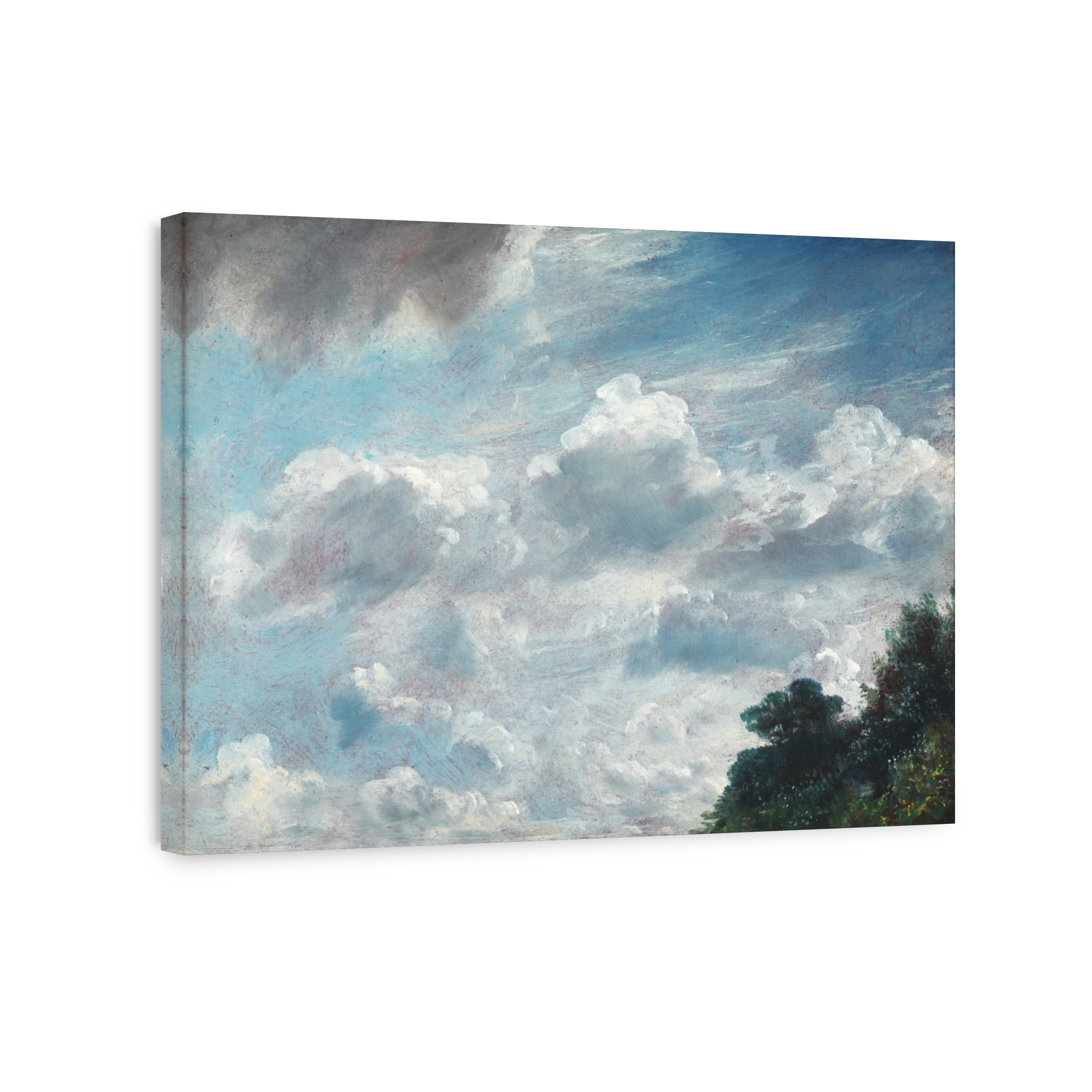 Cloud Study Hampstead Tree At Right