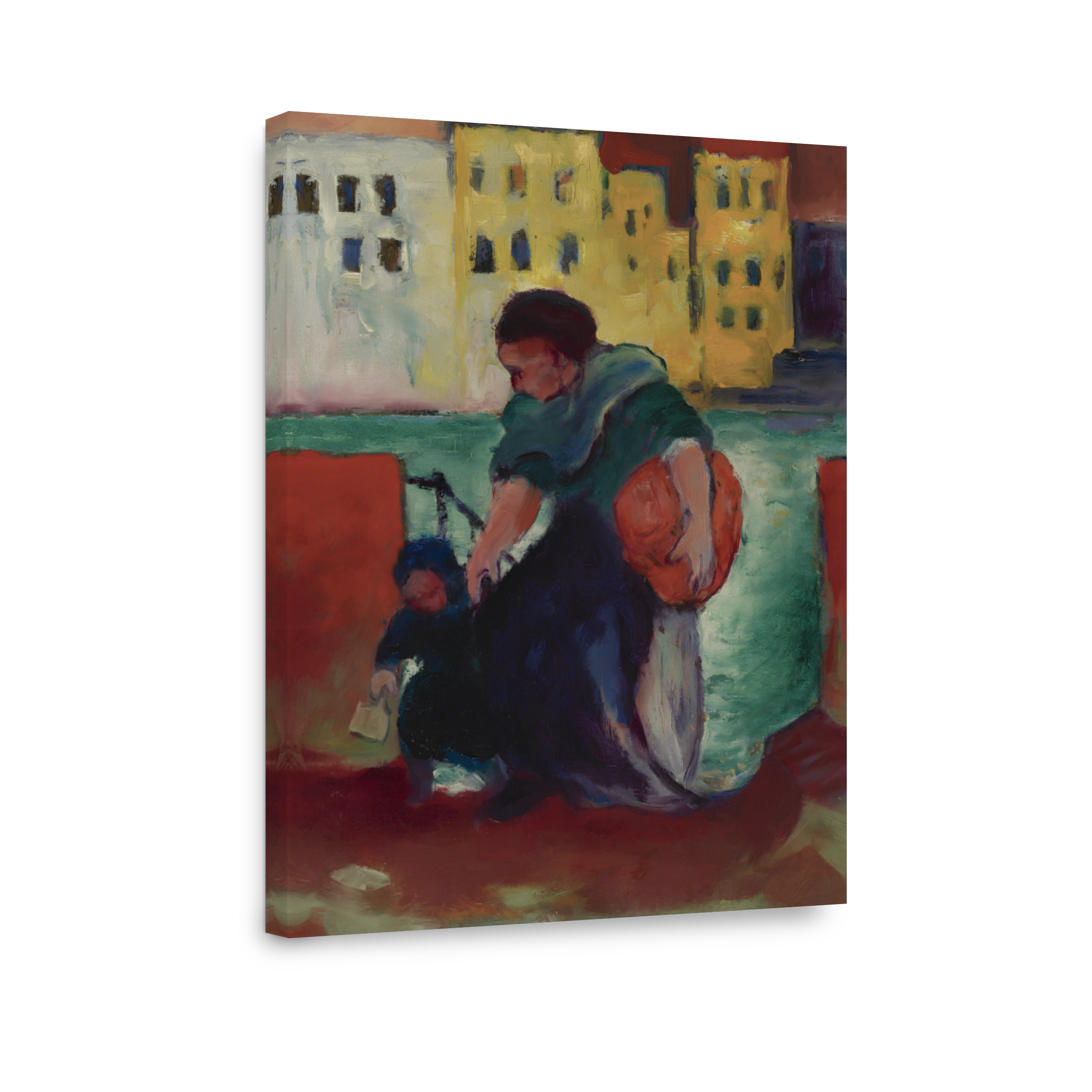 Washerwoman With Child