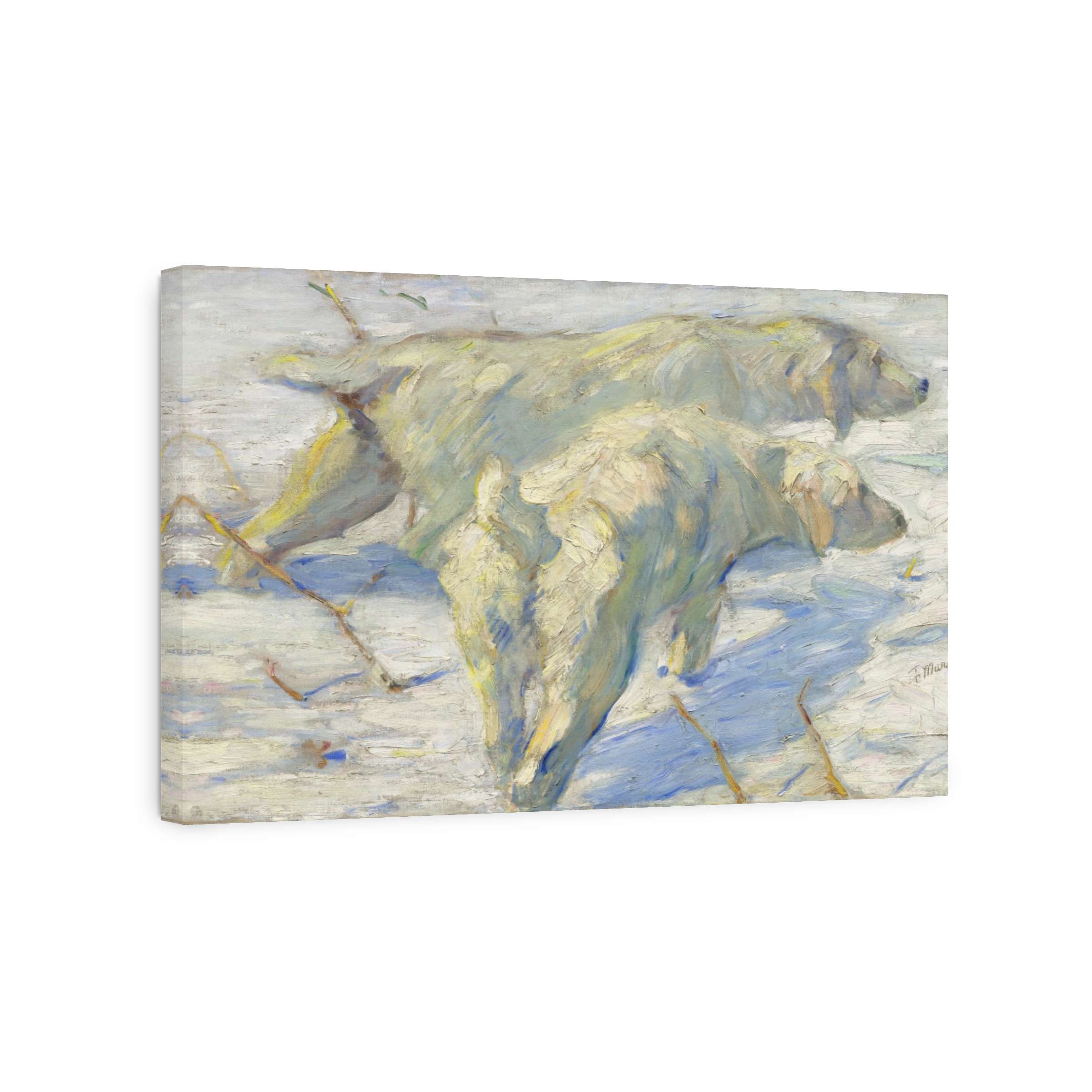 Siberian Dogs In The Snow (1909 1910)