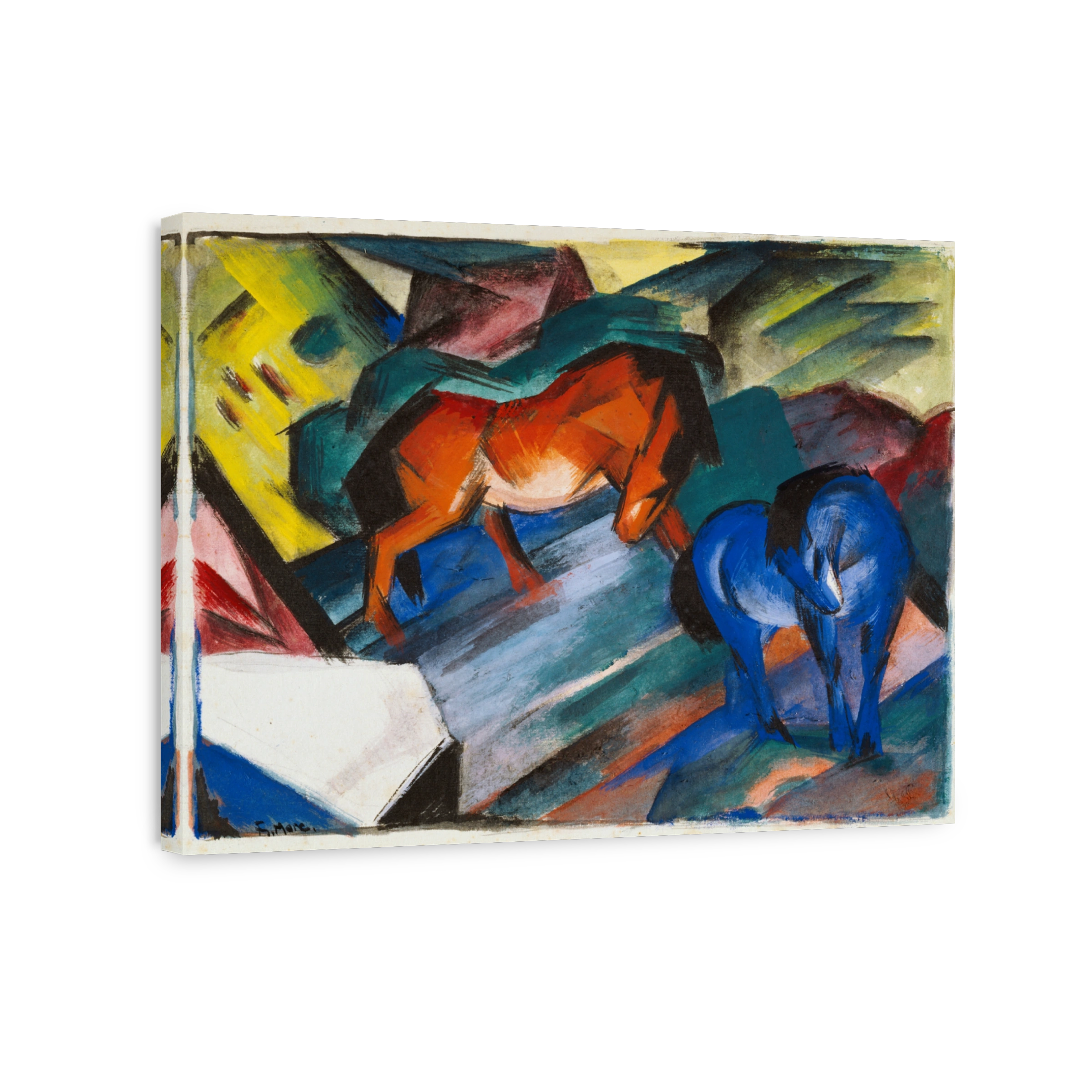 Red And Blue Horse (1912)