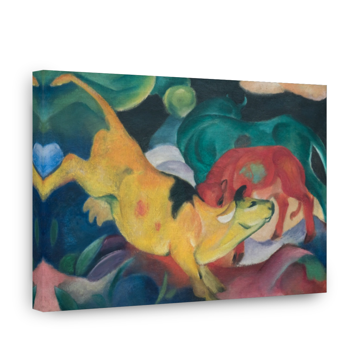 Cows Red Green Yellow, 1912