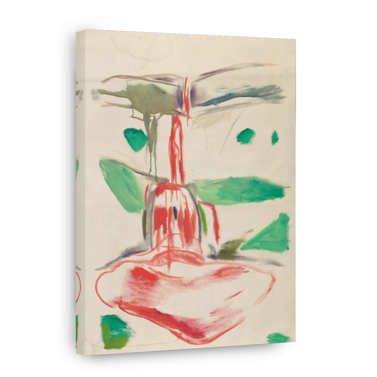 Blood Waterfall Abstract Figure