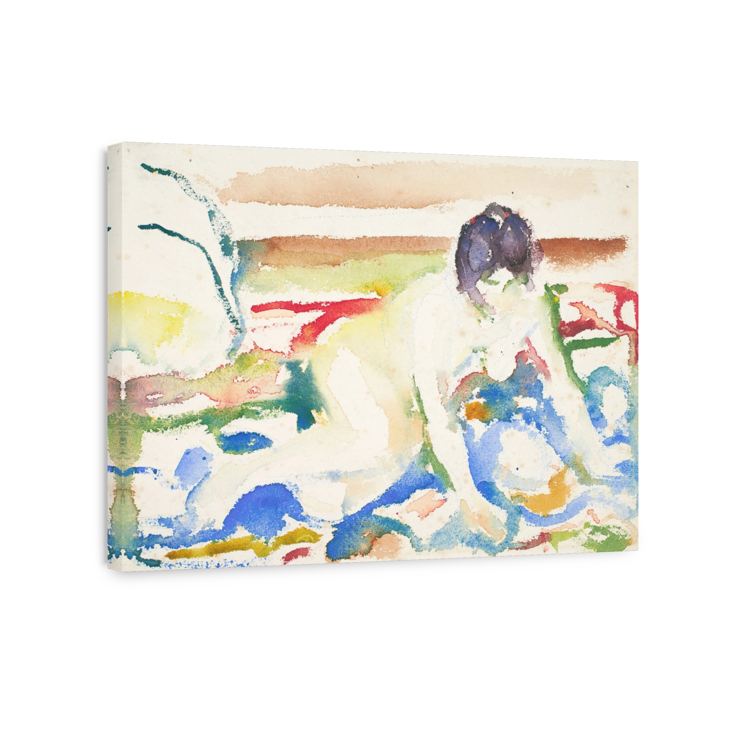 Figure on a Patterned Rug