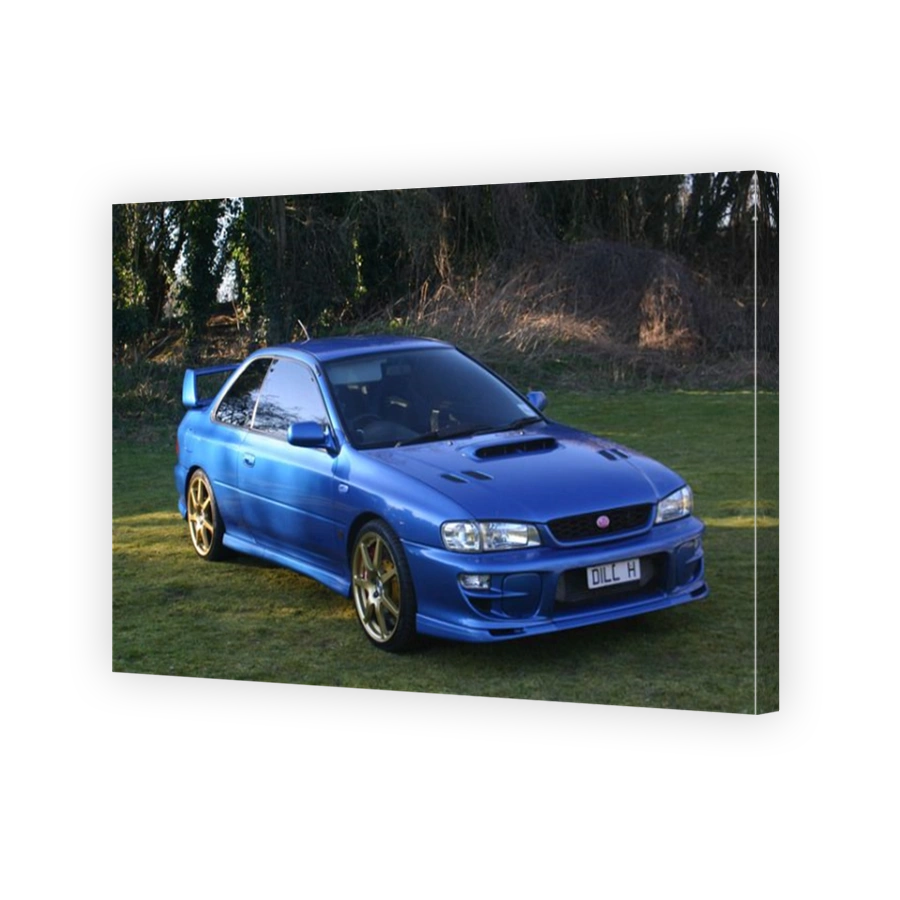 subaru impreza turbo 22b blue saloon 'family car' fast quick racer japan japanesse japanese wrx sti rb320 type turbo rb5 22b