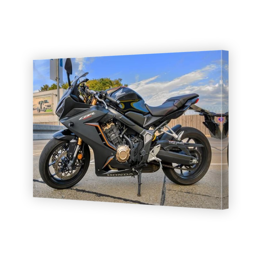 Honda CBR 650 R motorbike, Allgaeu, Bavaria, Germany