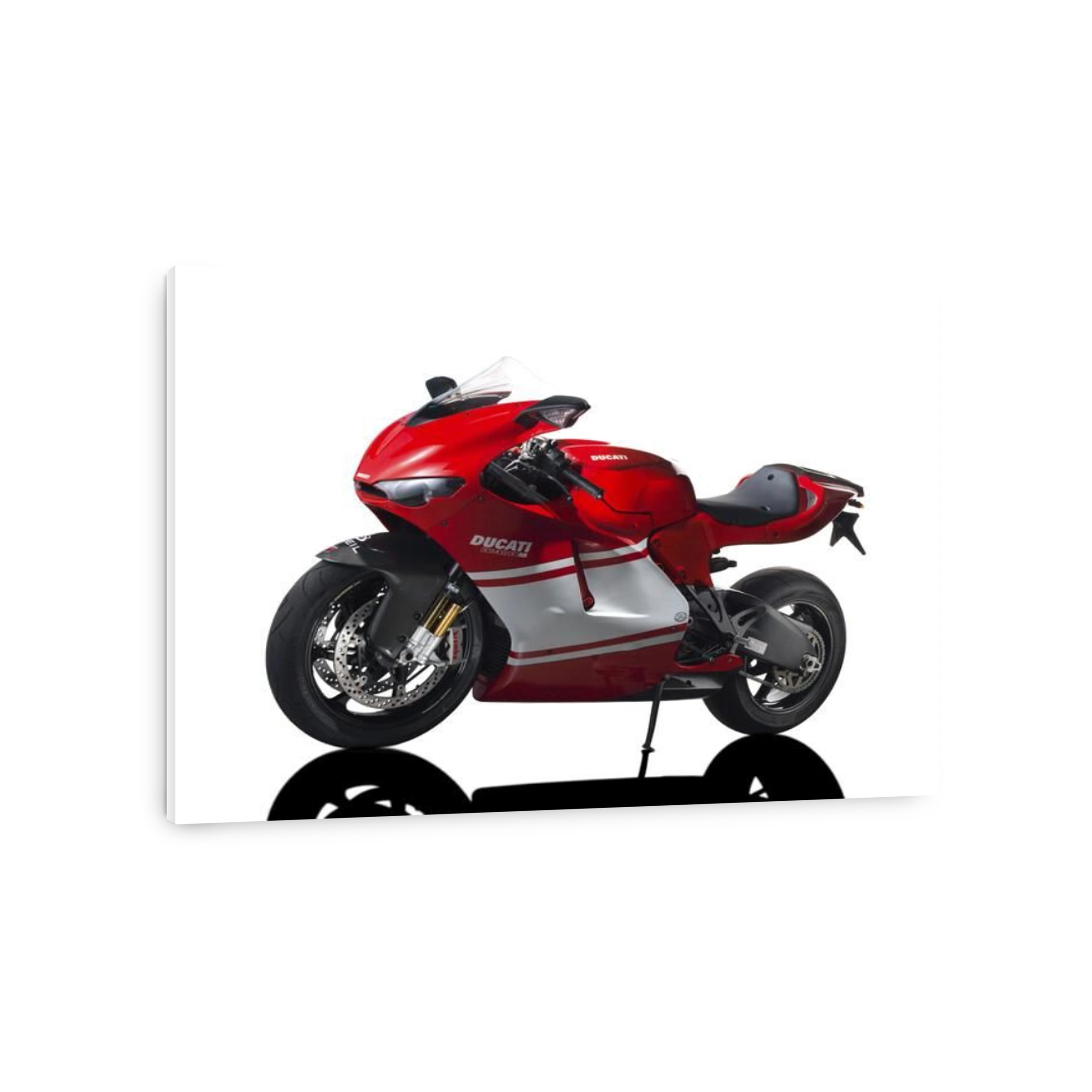 Red Ducati Desmosedici RR Motorcycle