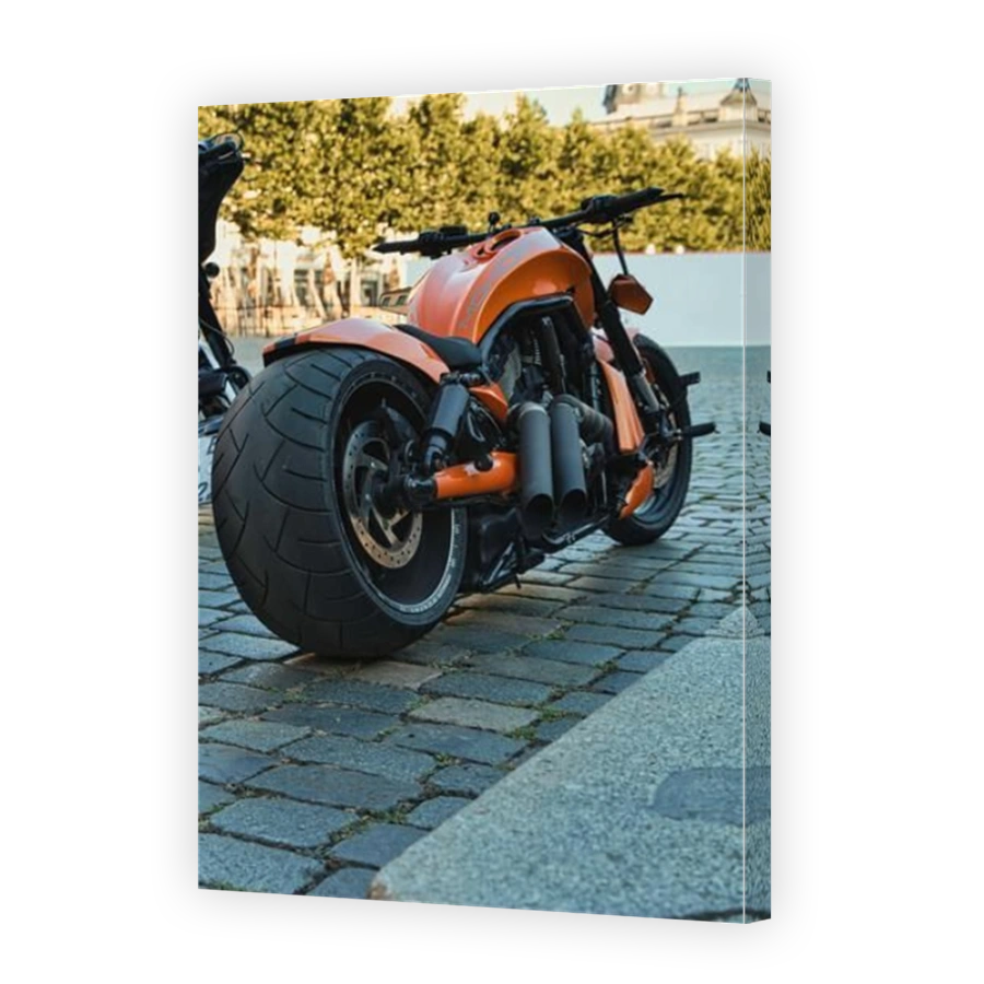 harley davidson orange