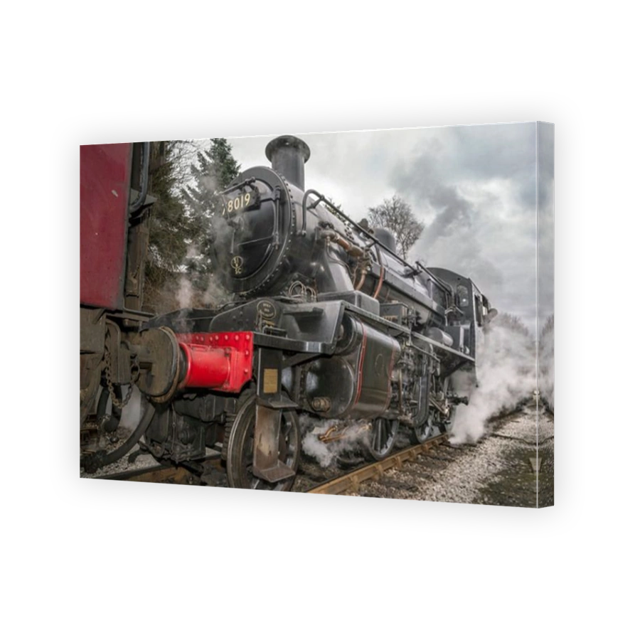 BR Standard Class 2 2-6-0 on the Keighley Worth Valley Railway. KWVR.
