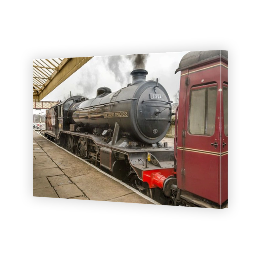 Ramsbottom station East Lancashire Railway. ELR. The Great Marquess engine.