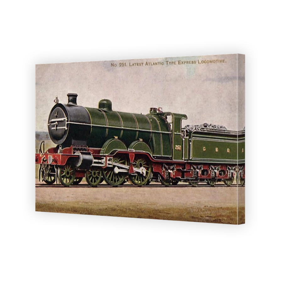 Atlantic Type Locomotive.