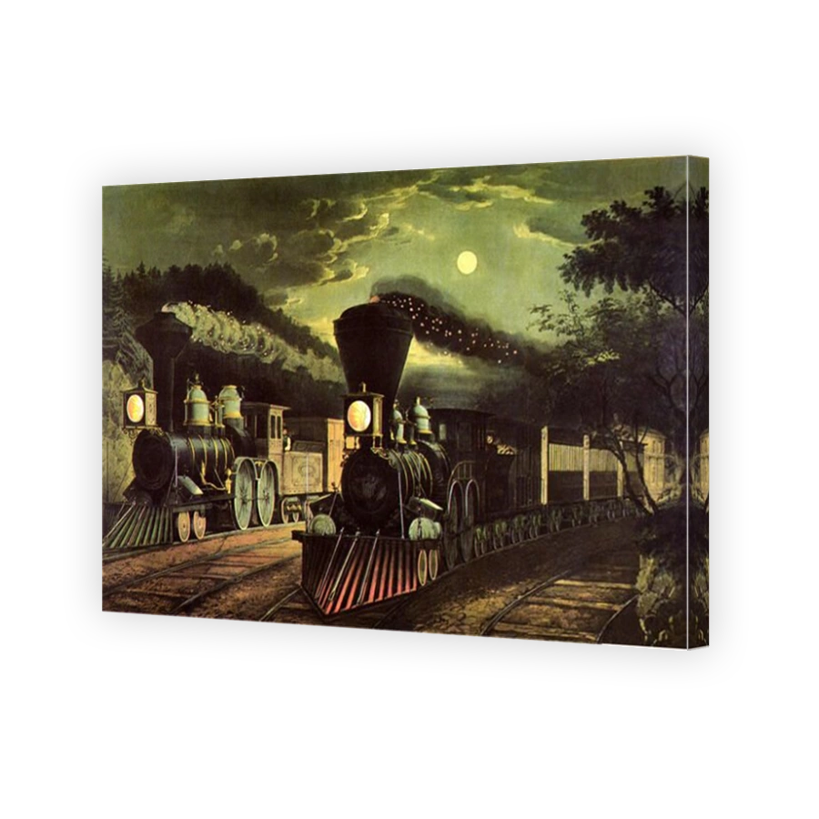 Lightning Express Trains. Leaving the Junction.