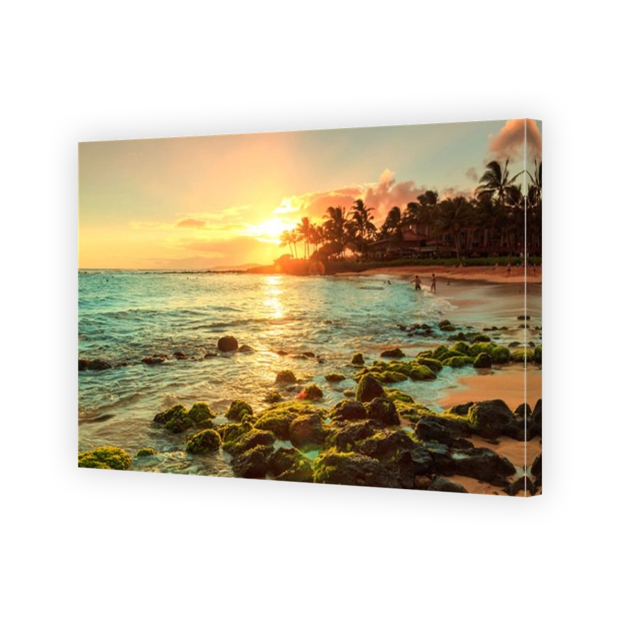 USA, Hawaii, Kauai, The Luxurious resort area of Poipu Beach