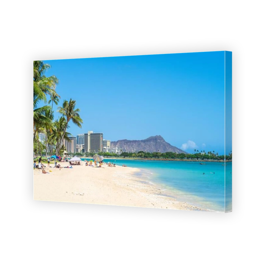 scenery of honolulu in oahu island, hawaii, us