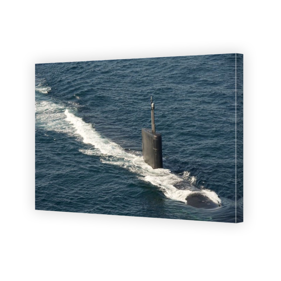 Los Angeles-class attack submarine USS Hampton.
