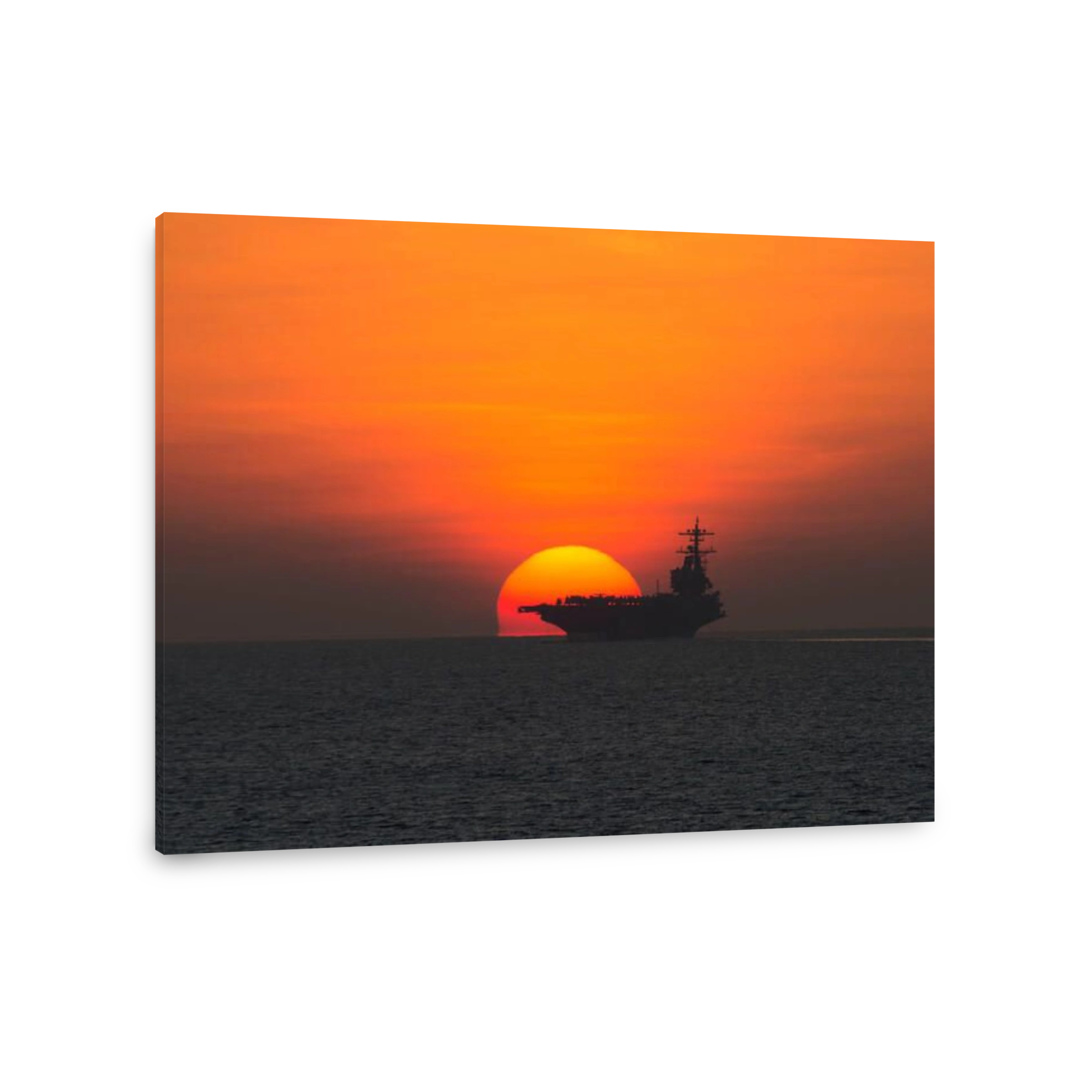 USS George H.W. Bush transits the Gulf of Aden.