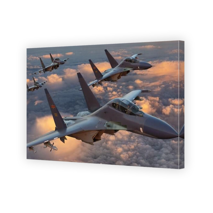 Formation of combat aircraft of the Chinese air force