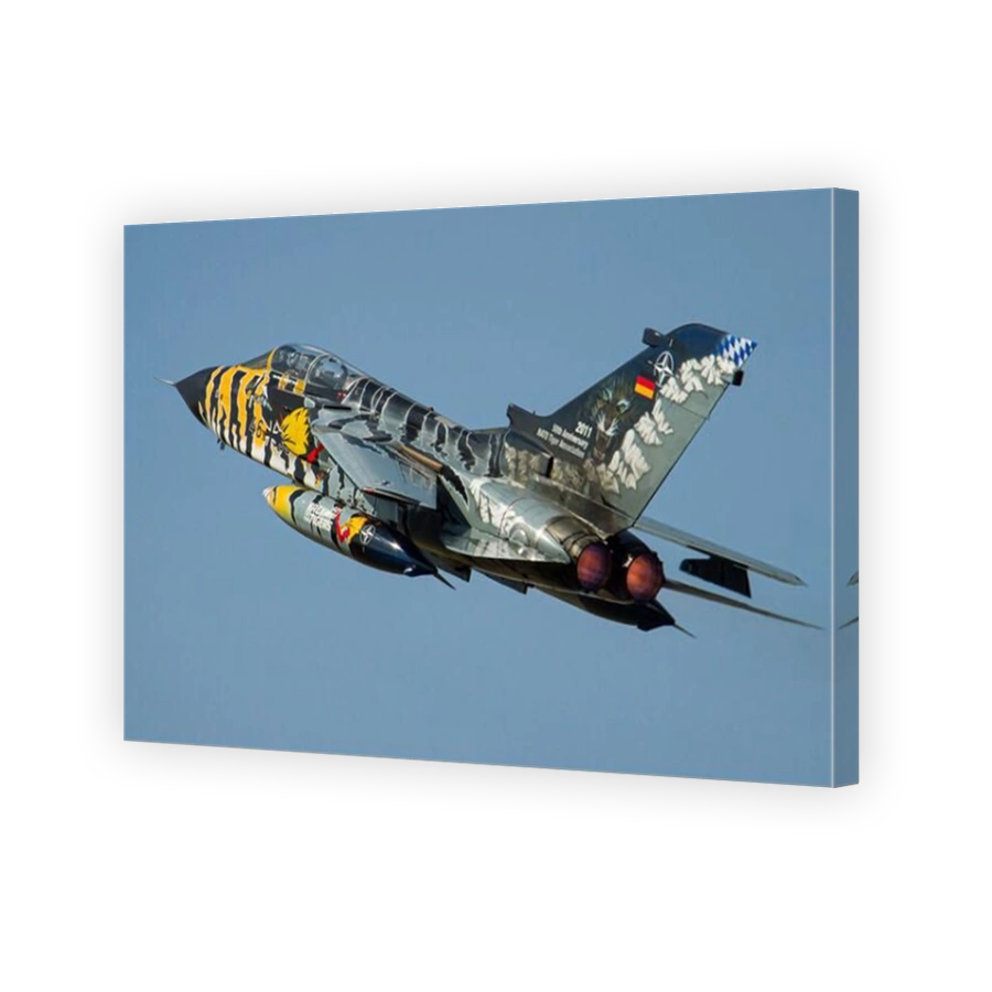 A Tornado ECR of the German Air Force taking off.