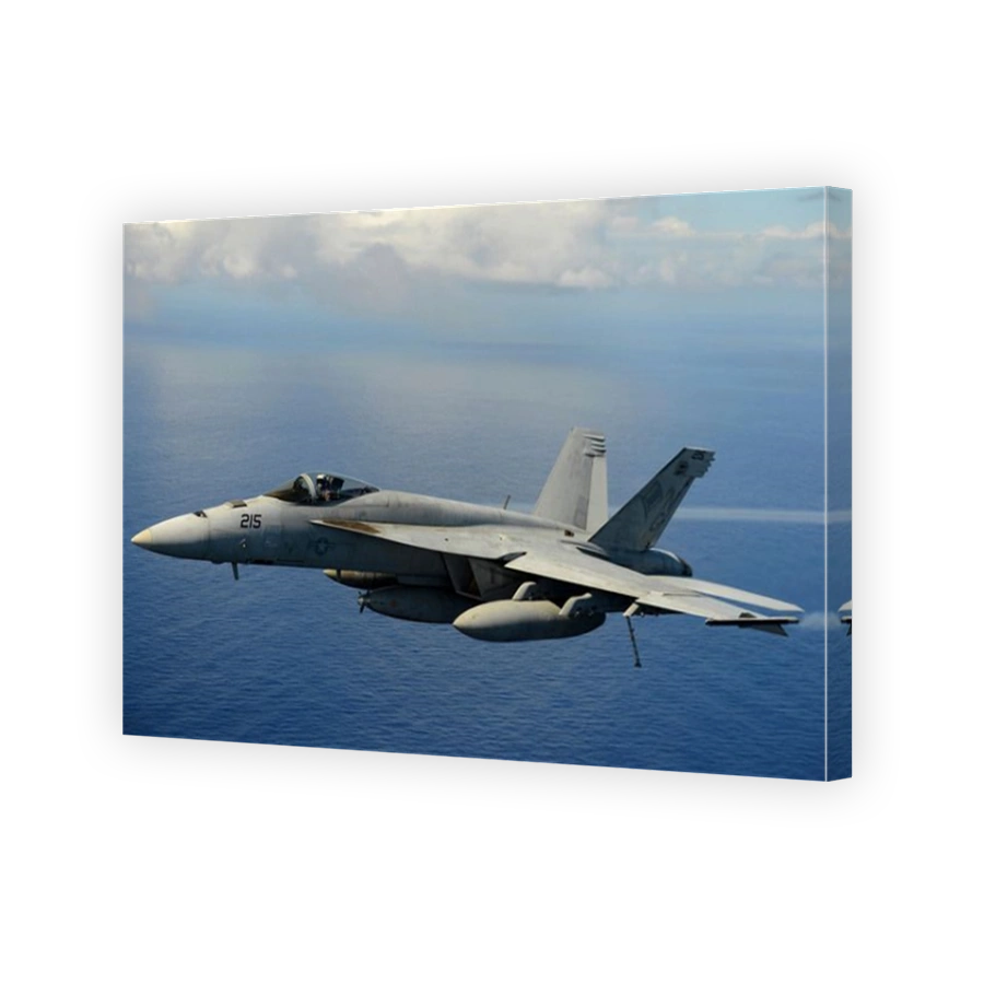 April 24, 2013 - An F/A-18E Super Hornet participates in an air power demonstration over the Pacific Ocean.
