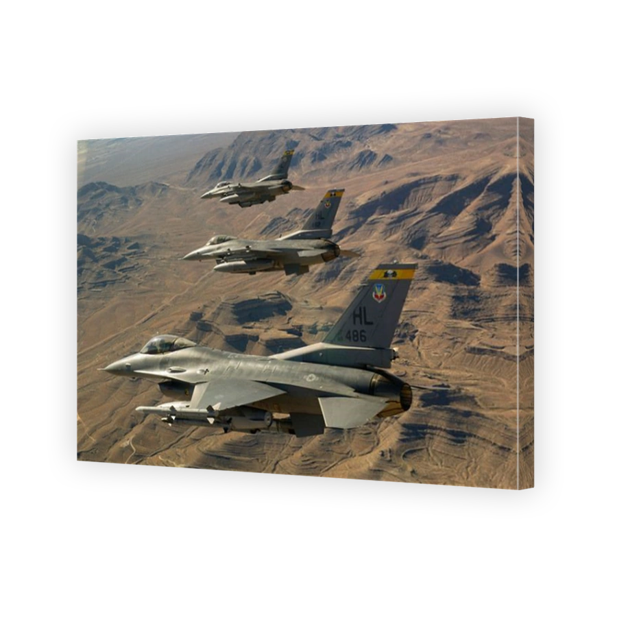 Fighter jets return from the Nevada Test and Training Range.