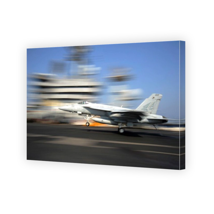 November 5, 2012 - An F/A-18E Super Hornet lands aboard the Nimitz-class aircraft carrier USS Dwight D. Eisenhower.