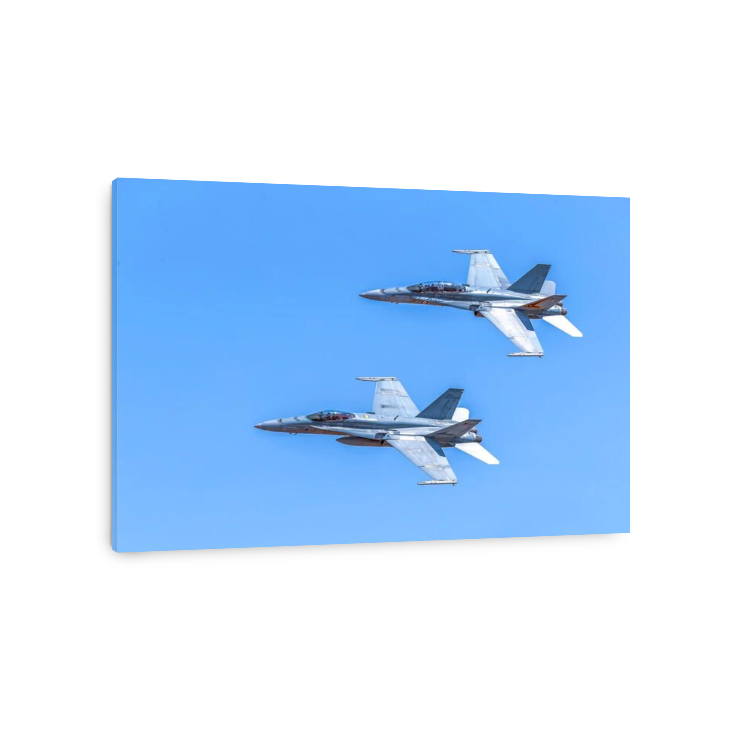 Royal Australian Air Force F/A-18A /18B Hornets Multi-role fighter jets in flight
