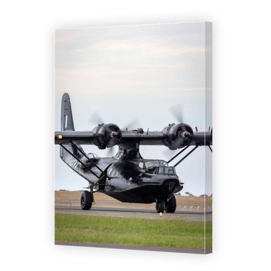 Consolidated PBY Catalina Flying boat VH-PBZ in World War II Royal Australian Air Force markings.