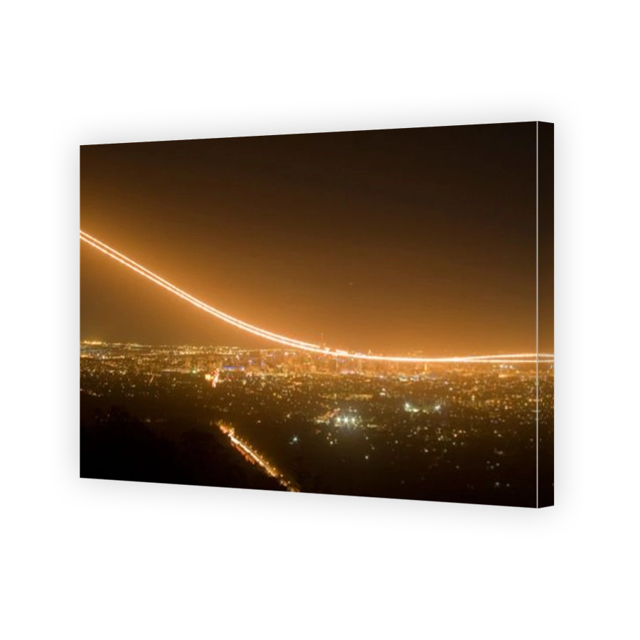 Two RAAF F-111's perform a Dump & Burn at the Riverfire fireworks spectacular as viewed from Mt Coot-tha Scenic lookout