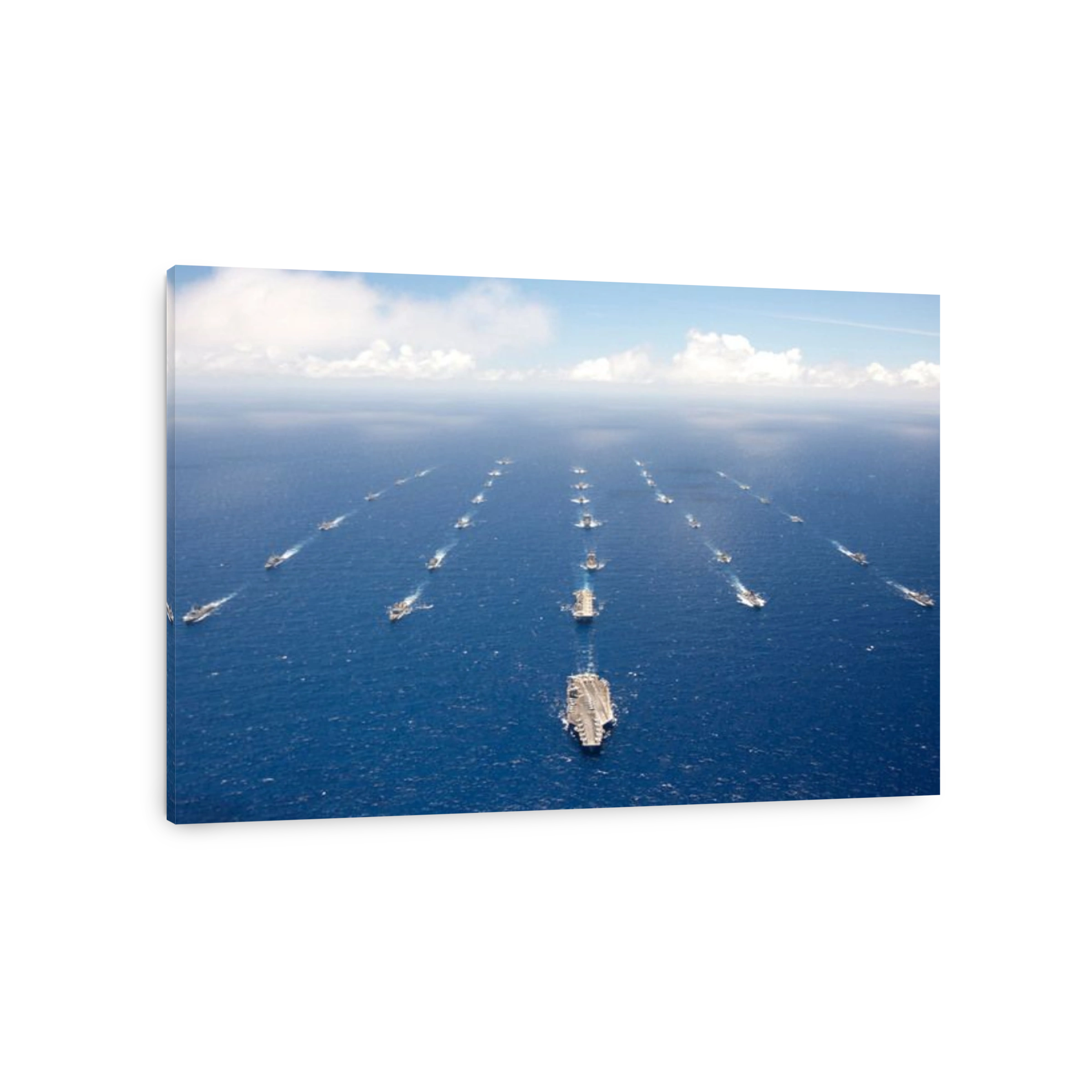 Ships and submarines participating in the Rim of the Pacific exercise.