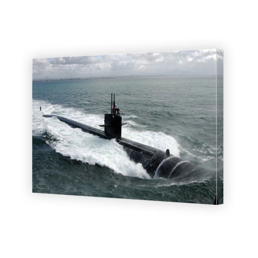 The Los Angeles class fast attack submarine USS Salt Lake City SSN 716