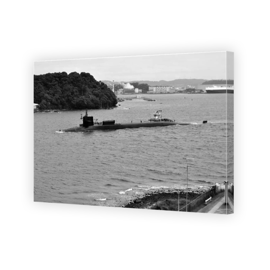The Ohio-class guided-missile submarine USS Michigan SSGN 727 arrives at Fleet Activities Yokosuka as part of its deployment to the western Pacific, Yokosuka, Japan, 2012. Image courtesy Mass Communication Specialist 1st Class David Mercil/US Navy.