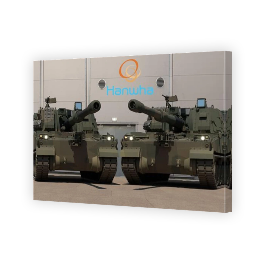 K9 Thunder self-propelled guns by Hanwha