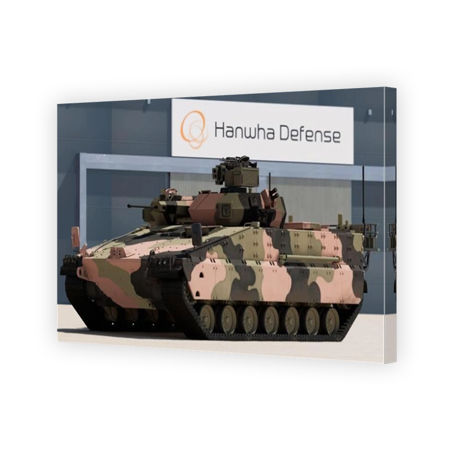 Szczecin,Poland-February 2024:TAS21 Redback. South Korean infantry fighting vehicle.3d render.