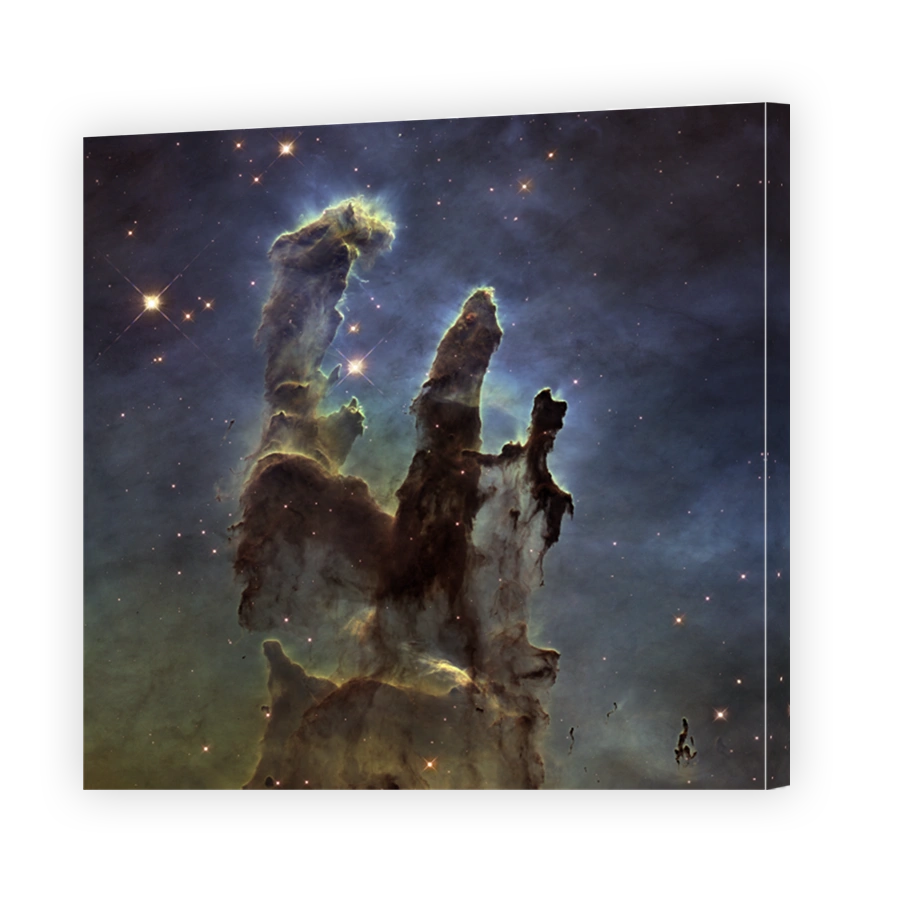 New view of the Pillars of Creation â visible