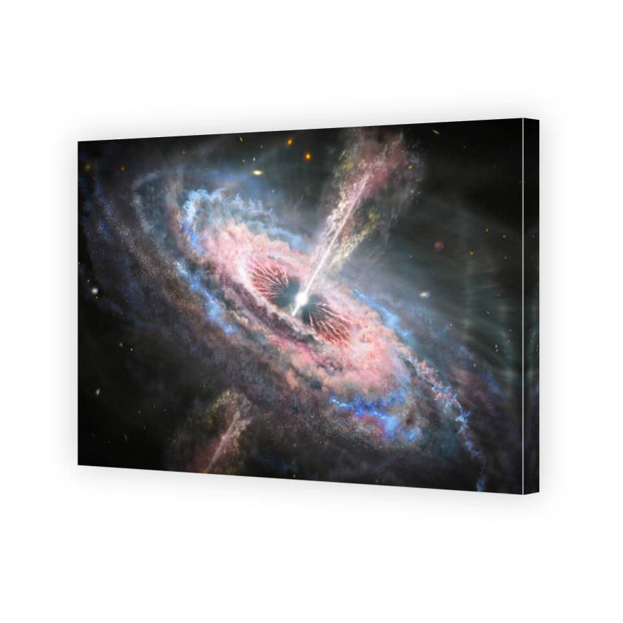 Hubble Probes Quasar Tsunamis Rip Across Galaxies