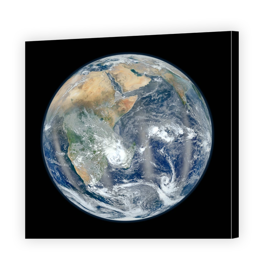 Earth from Space Photograph