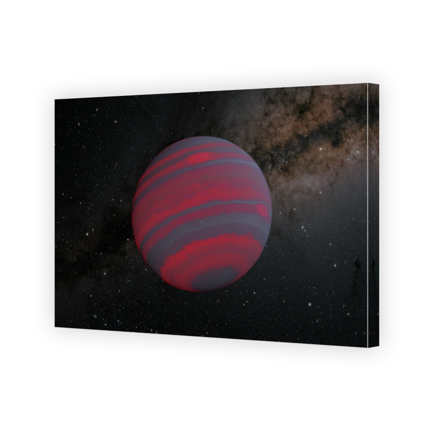 A Swiftly Rotating Brown Dwarf (Illustration)