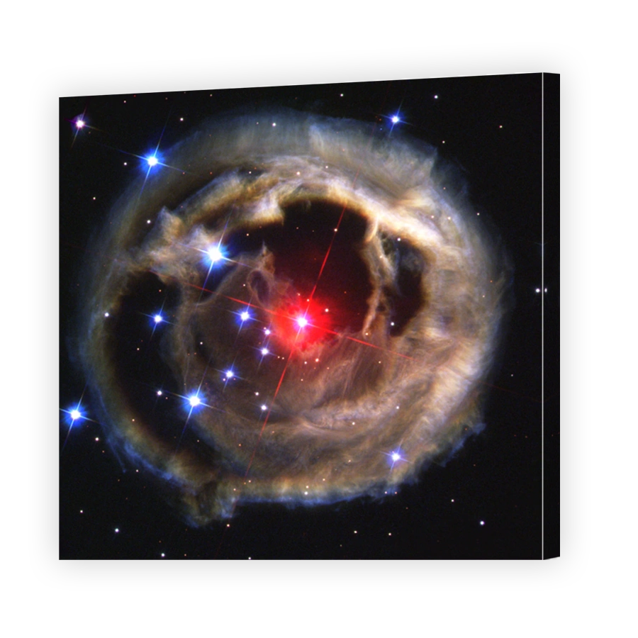 Hubble watches light echo from mysterious erupting star (Decembe