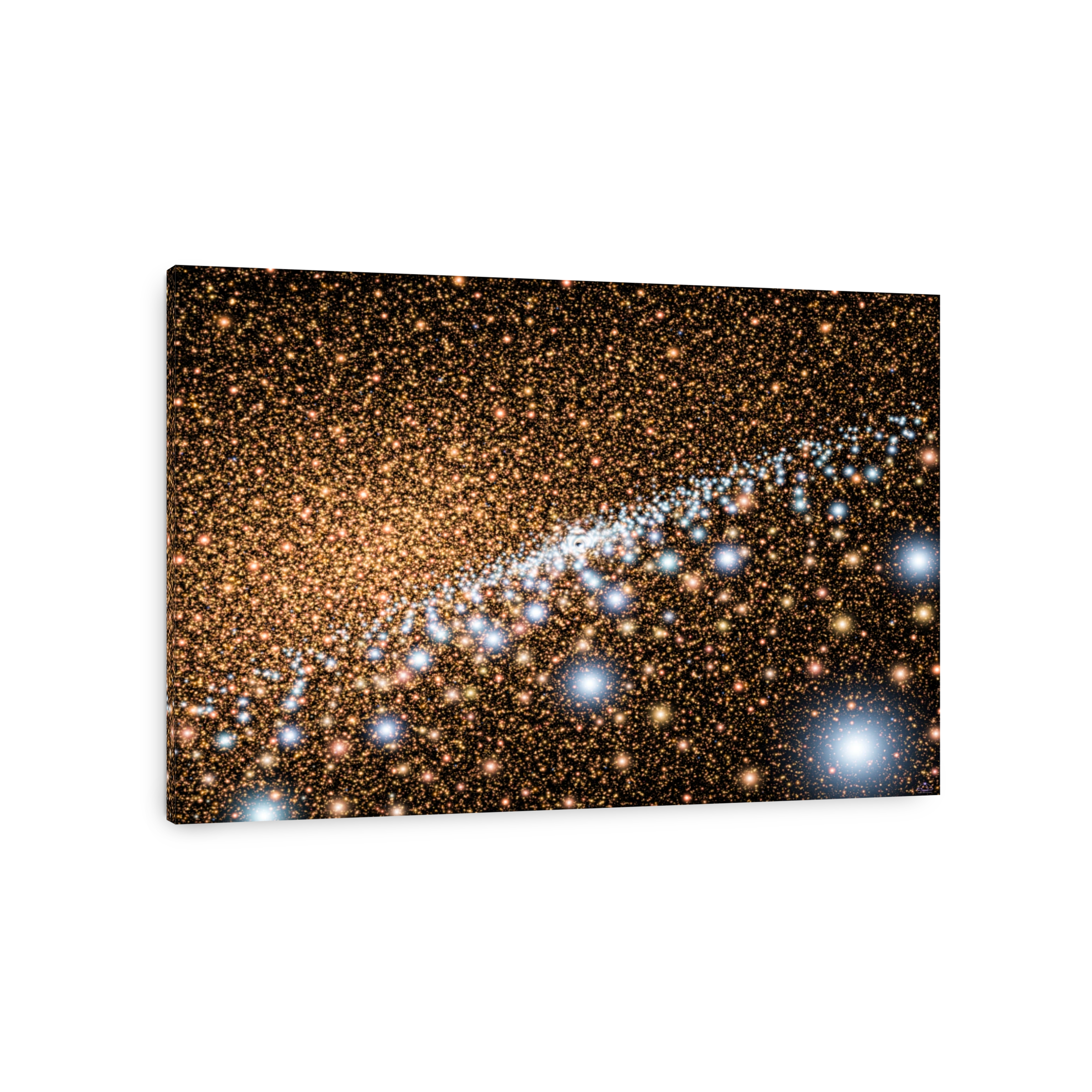 The Andromeda galaxy's active core (artist's impression)